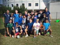 les benjamins et les coachs Christophe et Mike