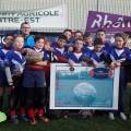 la formation des Benjamins de Caluire avec Gael Berrou le coach
