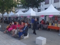 une vue des stands