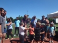 Denis remet le trophée du Fair Play à Roanne Mably