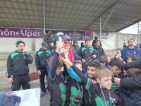 remise du trophée aux Pupilles de LVR XIII VVRL