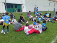 Pause casse croute en famille à SFRL