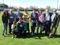 le centre social Chapennes tonkin sur le podium au Rugby Treiz' Open