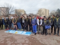 le Podium des Minimes Garçons après la remise des medailles
