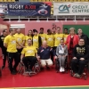 les animateurs accueillent les Bisons de Roanne et Oumi Fall